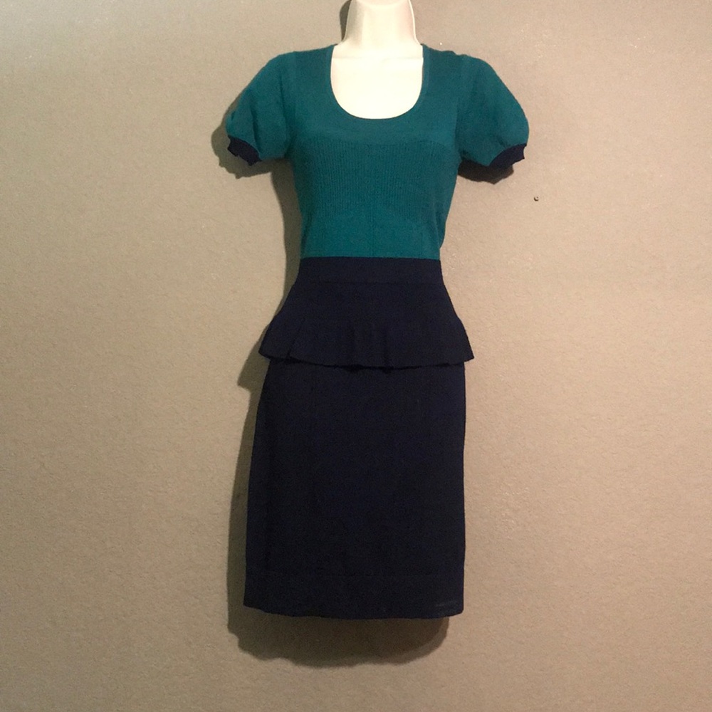 Antonio Melani Knit Peplum Dress